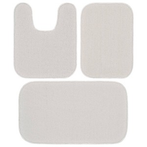 Garland Rug Gramercy 3pc Washable Bathroom Rug Set - 1 of 4