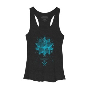 Women's Design By Humans Map to Nowhere By Collisiontheory Racerback Tank Top - 1 of 3