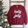 Simply Sage Market Women's Graphic Sweatshirt Holly Jolly Bold Cursive - 3 of 4