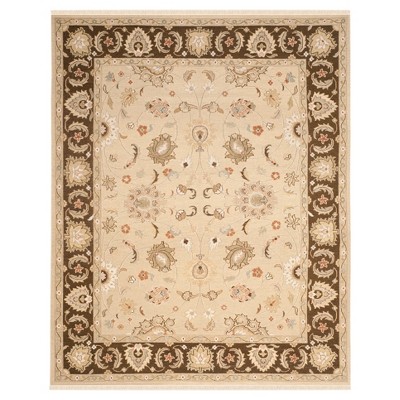  10'x14' Botanical Woven Area Rug Ivory/Brown - Safavieh 