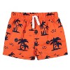 Gerber Baby & Toddler Boys' Two-Piece Swim Trunks and Long Sleeve Rash Guard Set  - Vacation Vibes - 5T - 2 of 4