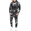 COOFANDY Men's Tracksuit 2 Piece Hooded Athletic Sweatsuits Casual Running Jogging Sport Suit Sets - 3 of 4