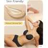 Niidor Strapless Sticky Bra for Women Sticky Bust Silicone Adhesive Bra Invisible Push up Lift Bra for Backless Dress with Nipple Covers - 4 of 4