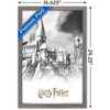Trends International The Wizarding World: Harry Potter - Illustrated Hogwarts Framed Wall Poster Prints - 3 of 4
