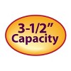 Smead File Pocket, Straight-Cut Tab, 3-1/2" Expansion, Letter Size, Yellow, 25 per Box (73233) - 3 of 4