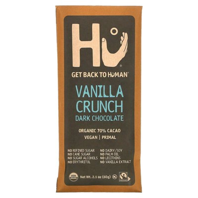 Hu, Vanilla Crunch Dark Chocolate, 2.1 oz