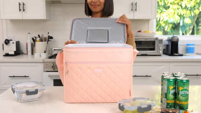 Igloo MaxCold Duo Cool Fusion 36 Rolling Cooler - Rose Quartz, 2 of 17, play video