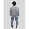 Women's Freia Denim Sleeve Sweater - Madelyn - 2 of 3