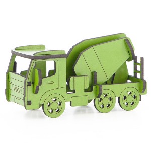 Little & Wood: Woodlet: Medium - Concrete Truck , 3D Wooden Kit-Set, Ages 6+ - 1 of 4