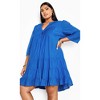 Women's Plus Size Milly Tunic Dress - ocean | CITY CHIC - 3 of 4