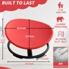 Yinvani Red Metal Sensory Swivel Chair For Autistic Children - 4 of 4