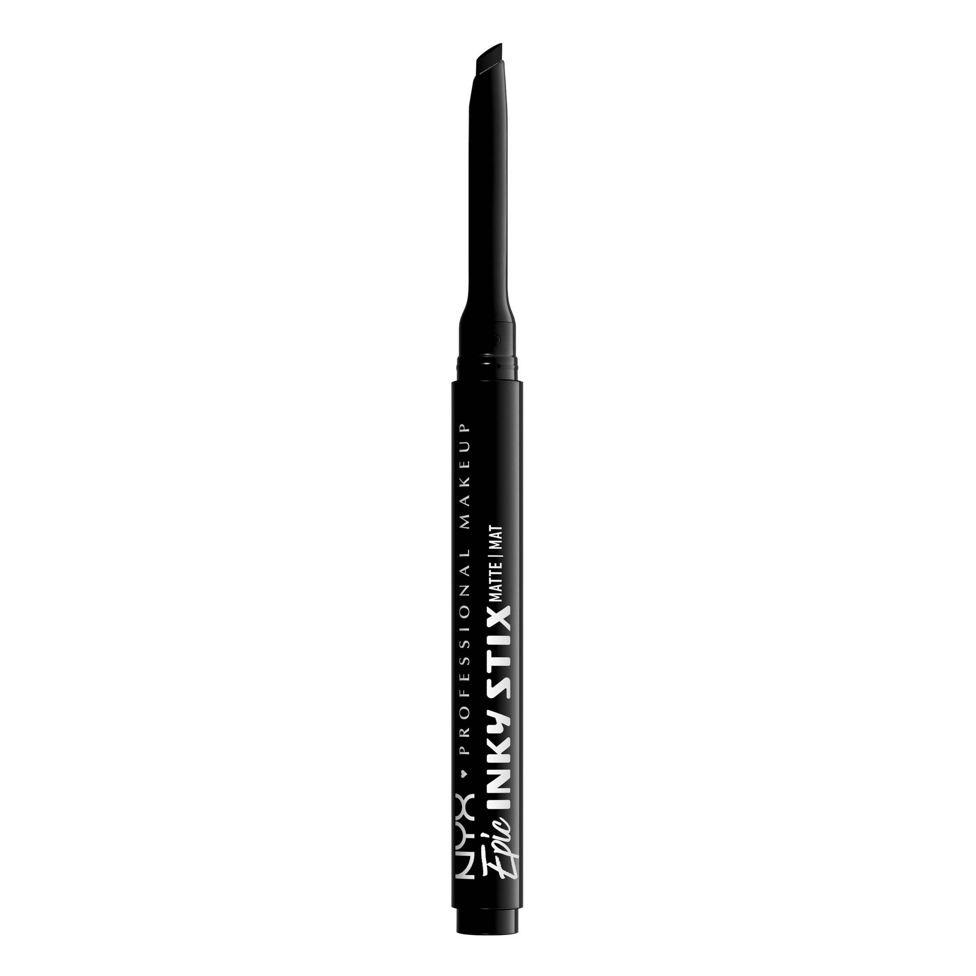 NYX Professional Makeup Epic Inky Stix Mechanical Cream Gel Eyeliner - 01 Black Screen - 0.003oz: Vegan, Animal By-Product-Free, Matte Finish
