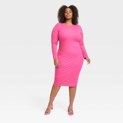 HOT ! Long Sleeve Bodycon Dress - Ava