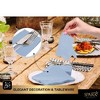 SparkSettings Lunch Napkins, 7” x 7” 2 Ply Paper Napkins, Pack of 50 - 3 of 4