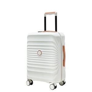 NAYSAYE 24Inch Expandable Hardshell Suitcase with TSA Lock Spinner Wheels Lightweight Durable Travel Luggage, Creamy White, 16.53"*10.23"*25.2" - 1 of 4