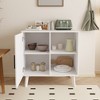 Bella Depot 31.5''W Nightstand Storage Cabinet Sideboard Buffet - 4 of 4
