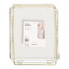 U Brands 12" Locker Mesh Shelf Chic White and Gold - 2 of 4