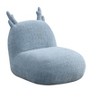 LOVMOR Kids Recliner Chair, Kid Upholstered Couch with Cup Holder, Footrest&Backrest, Toddlers Velvet Recliner w/ Headrest&Footrest - 2 of 4