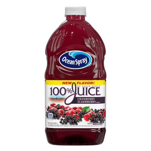 Ocean Spray Cranberry Elderberry Juice Drink - 64 Fl Oz Bottle : Target