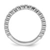 Black Bow Jewelry 2.5mm 14k White Gold 1/10 Ctw Diamond Stackable Band - 2 of 4