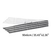 Unique Bargains Women's Star Long Ribbon Headband Black White 1 Pc - 4 of 4