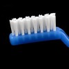 Unique Bargains Home Plastic Handle Brass Wire Cleaning Tooth Brush 3 Pcs Blue/White/Yellow - 4 of 4