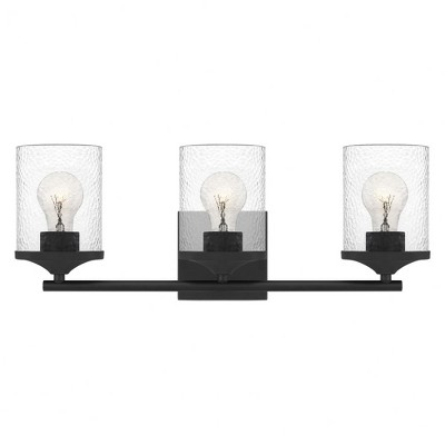 Quoizel Lighting Abner 3 - Light Vanity in  Matte Black