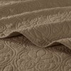 Sapphtopaz 3-Piece Reversible Quilt Set, Cottage-Inspired Stitch Pattern Sheet Set, Bedding Comforter Set for Women, Men, Kids & Teens - 3 of 4