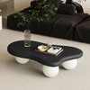 NicBex Irregular Cloud-Shaped Coffee Table for Living Room,Small End Table with Sturdy Legs,Living Room Furniture - 2 of 4