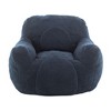 NicBex Bean Bag Chair & Sofa with Memory Foam Filler Fluffy Lazy and Tufted Soft Stuffed Design with Armrest for Dorm, Apartment, Living Room - 4 of 4
