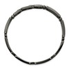 Chisel Stainless Steel Gun Metal IP-plated Cross Link 8.25" Plus a .5" Ext. Bracelet - 4 of 4