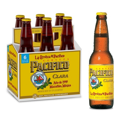 Pacifico Clara Lager Beer - 6pk/12 Fl Oz Bottles : Target