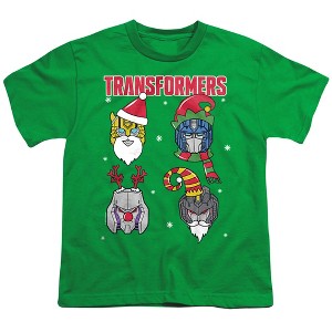 Boys' Transformers Christmas Santa Robots T-Shirt - 1 of 4