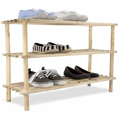 wooden shoe rack target