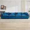 Sapphtopaz Modern Cloud Sofa Couches for Living Room with 2 Layer Upholstered Comfy Sofa with Chenille Fabric for Living Room,Apartment - 2 of 4