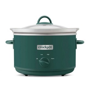 Crock-Pot 4.5qt Slow Cooker: Ceramic Stoneware, 3 Settings, Stay-Cool Handles, Dishwasher-Safe Parts - 1 of 4