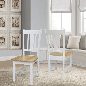 Set of 2 San Remo Splatback Chairs - International Concepts - 1 of 4