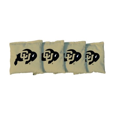 NCAA Colorado Buffaloes Corn-Filled Cornhole Bags Gold - 4pk