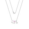 Hello Kitty Women's Enamel Hello Kitty and Sliding Pave Initial Necklace - 4 of 4