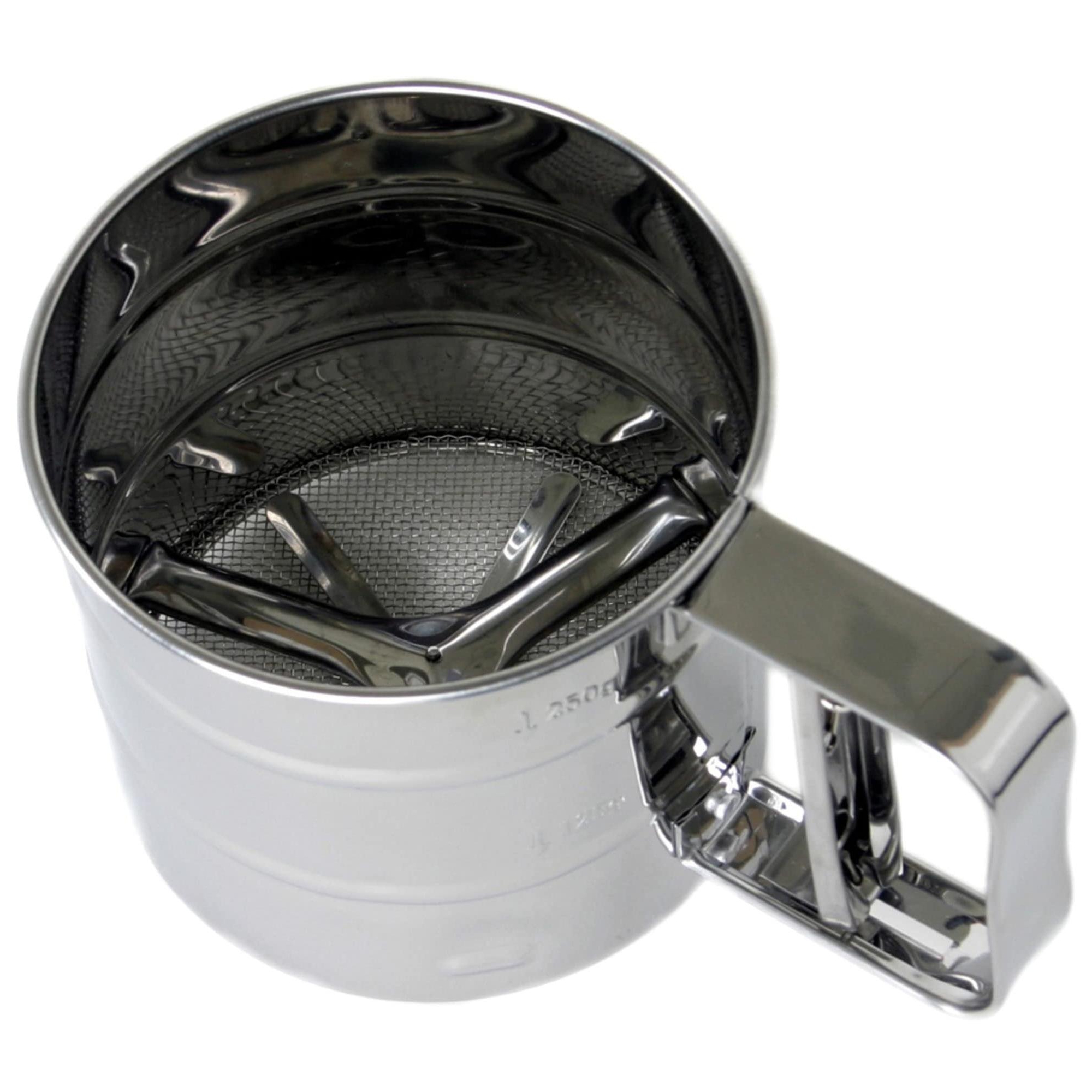 Chef Craft Classic 3-Cup Stainless Steel Flour Sifter