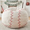 Inhand Sports Football Bean Bag Chair - Oversized Bean Bag Sofa Couch with Filler - Football Plush BeanBag for Living Room Bedroom Dorm Office - 4ft - 3 of 4