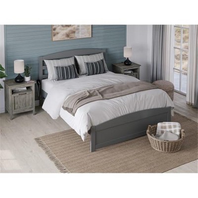 AFI Furnishings Warren Platform Bed Q with Footboard AG