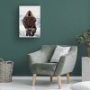 Trademark Fine Art -Peter Hudson 'Bison Incoming' Canvas Art - 4 of 4