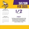 NFL Minnesota Vikings 2025 Box Calendar - 4 of 4