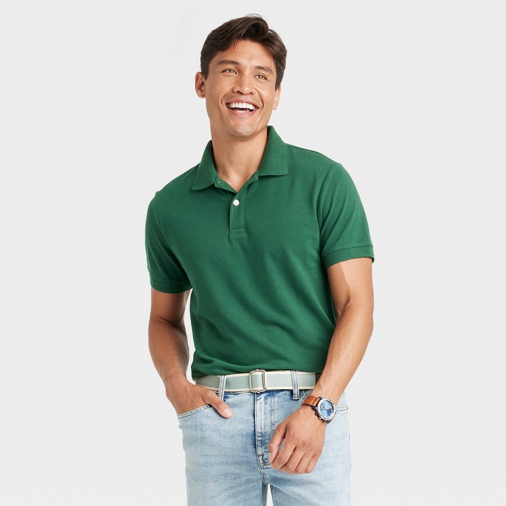Men's Loring Polo Shirt - Goodfellow & Co Green S