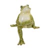 Melrose Stone Garden Frog Shelf Sitter (Set of 3) - 2 of 4