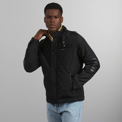 Members Only Men'S Belmont Quilted Jacket-Black-Small — фото 4