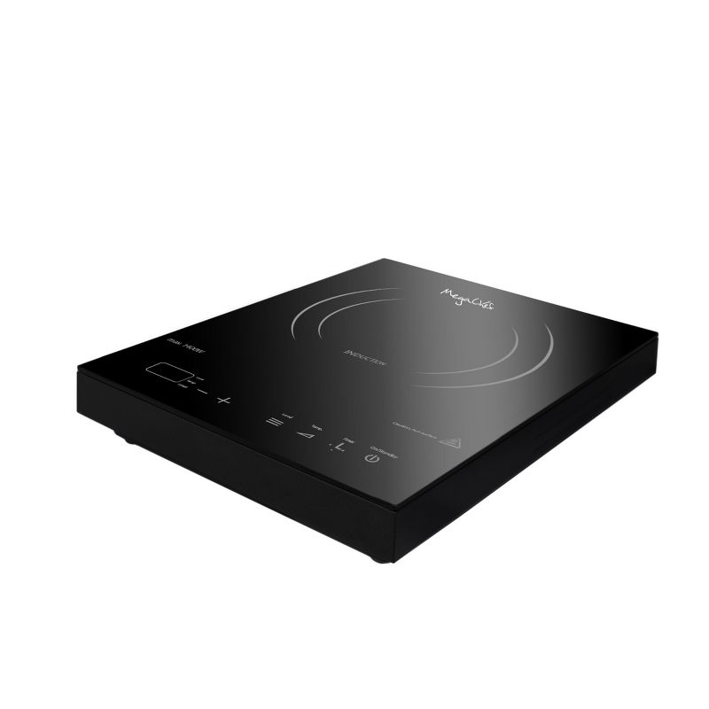 MegaChef Portable 1400W Single Induction Countertop Cooktop with Digital Control Panel, 3 of 7