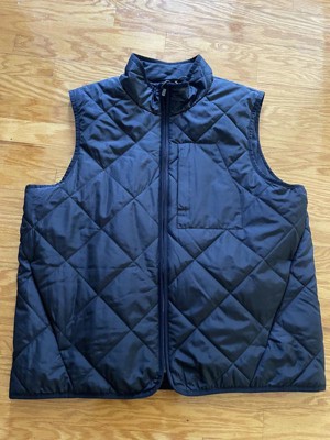 Men's Quilted Puffer Vest - All In Motion™ Black M : Target