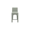 Meridian Furniture,Gramercy Green Linen Textured Fabric Stool - 3 of 4